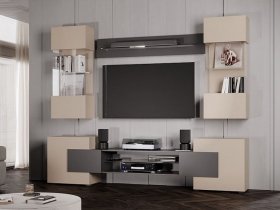 Гостиная Фэнтези (кашемир/графит) в Усть-Тарке - ust-tarka.mebel-nsk.ru | фото