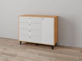 Комод «Катрин-13» (дуб крафт золотой/карбон фарфор) в Усть-Тарке - ust-tarka.mebel-nsk.ru | фото