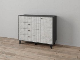 Комод «Катрин-13» (графит/мальта) в Усть-Тарке - ust-tarka.mebel-nsk.ru | фото