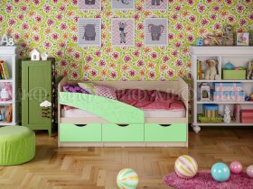 Кровать детская Бабочки 1,8 м в Усть-Тарке - ust-tarka.mebel-nsk.ru | фото