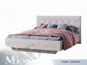 Кровать двуспальная 1,6м Кимберли КР-13 в Усть-Тарке - ust-tarka.mebel-nsk.ru | фото