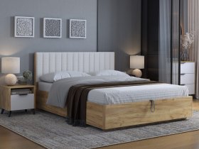 Кровать двуспальная 1,6м Юлия в Усть-Тарке - ust-tarka.mebel-nsk.ru | фото