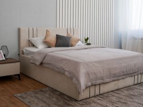 Кровать двуспальная 1,8м с подъем. мех. Леванте в Усть-Тарке - ust-tarka.mebel-nsk.ru | фото