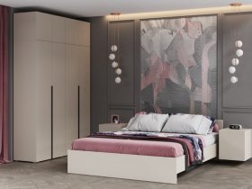 Модульная спальня Айри (кашемир) в Усть-Тарке - ust-tarka.mebel-nsk.ru | фото