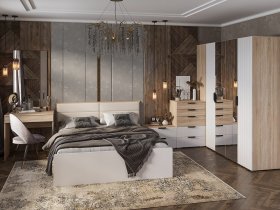 Модульная спальня Норд в Усть-Тарке - ust-tarka.mebel-nsk.ru | фото