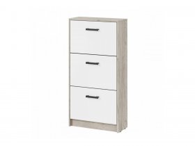 Обувница ОБ-3 Вега (дуб крафт серый/белый) в Усть-Тарке - ust-tarka.mebel-nsk.ru | фото